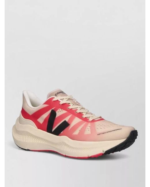 Veja Pink Low Top Sneakers
