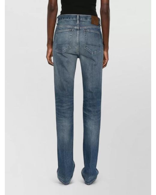 Tom Ford Blue Denim Straight-Leg Jeans