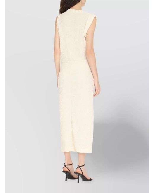 Isabel Marant White Gathered Dress