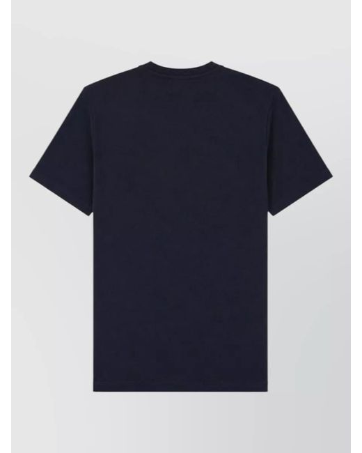 HUGO Blue Logo Crew Neck Short Sleeve Tshirt for men