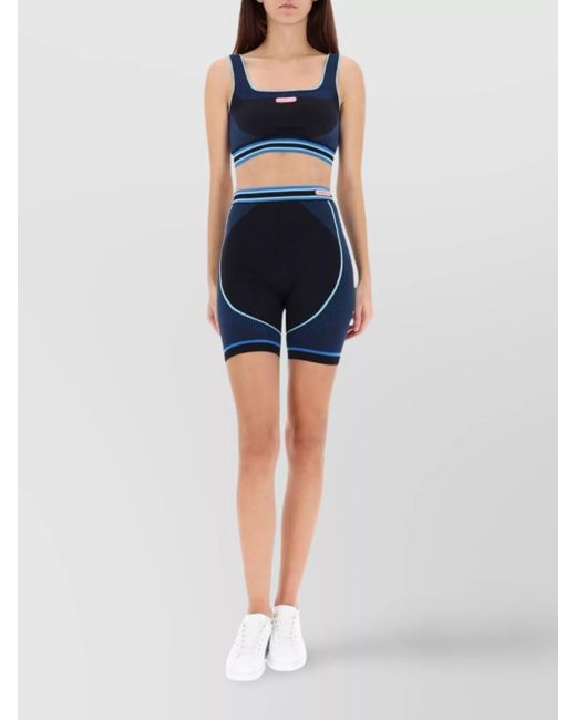 Casablanca Blue Seamless Bralette