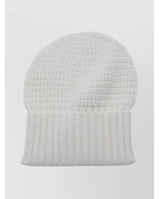 Fabiana Filippi Gray Sequined Beanie