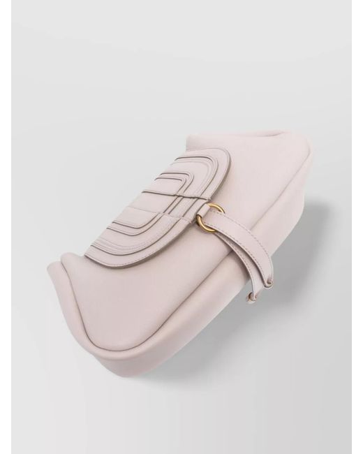 Chloé Pink Marcie Leather Shoulder Bag