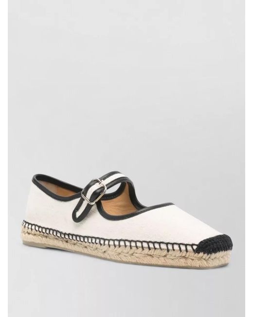 Castaner Multicolor Leather Strap Ballerina Shoes
