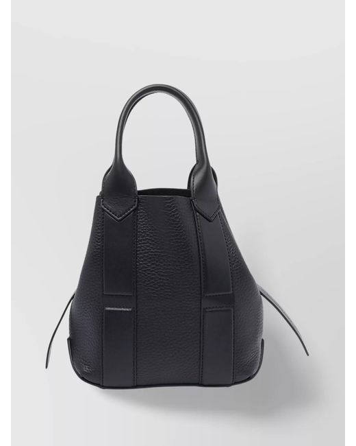 Hogan Black Na Na Leather Shoulder Bag