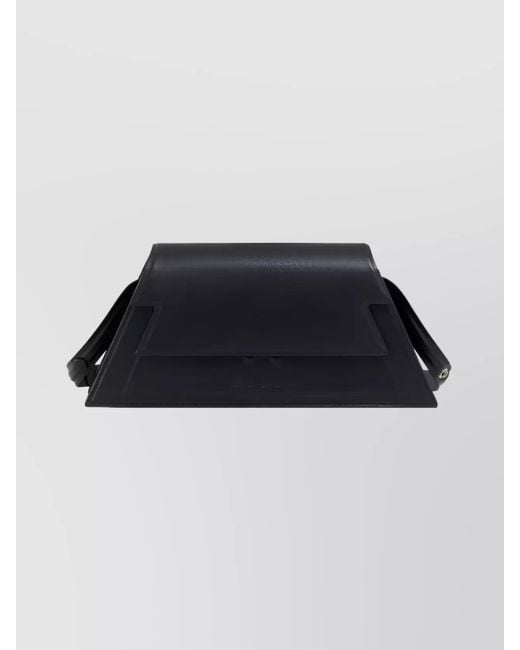 Marni Blue Medium Calf Leather Shoulder Bag