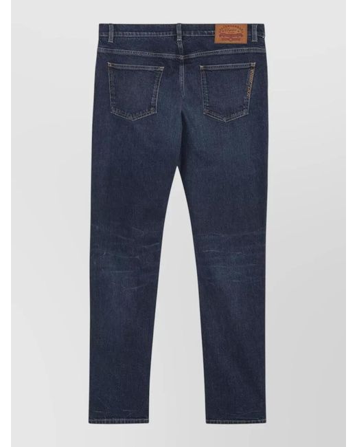 Dolce & Gabbana Blue Denim Skinny Jeans for men