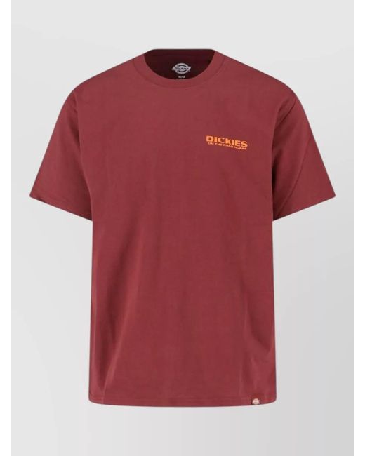Dickies Red Short-Sleeve T-Shirt for men