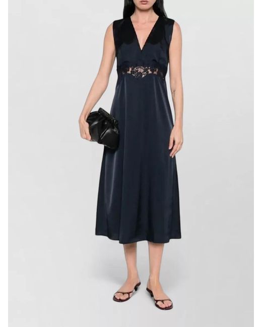 P.A.R.O.S.H. Blue Midi Dress