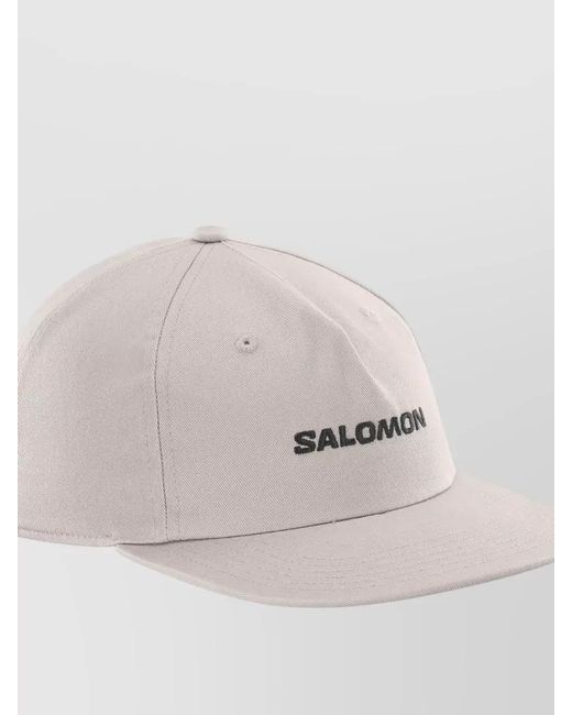 Salomon Natural Curved Brim Cap Featuring Eyelet Vents