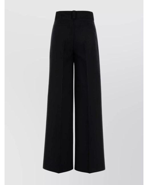 Moncler Black Wide-Leg Trousers