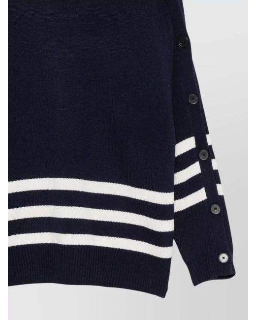 Semicouture Blue Wool Cashmere Jumper