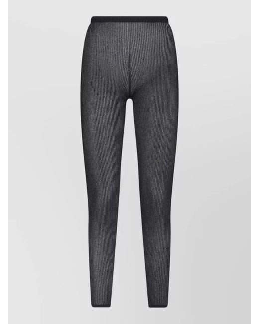 Dondup Gray Fitted Ribbed Full Length Lounge Underwear
