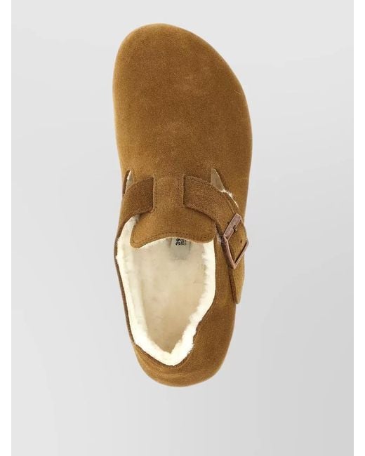 Birkenstock Brown London Casual Sabots Slippers Everyday Style