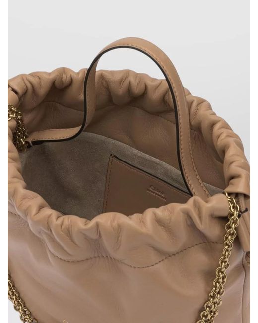 Chloé Natural Icons Small Leather Shoulder Bag