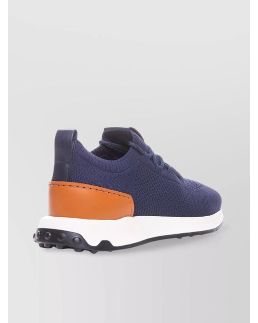 Tod's Blue Sock Low-Top Sneakers for men