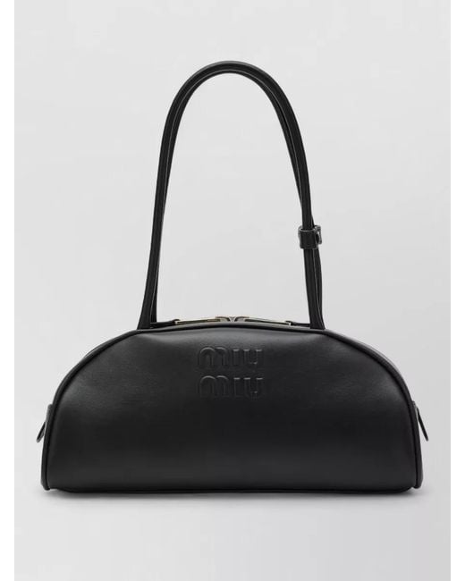 Miu Miu Black Na Shoulder Bag