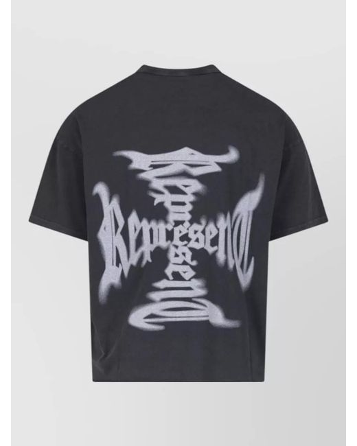 Represent Blue Short-Sleeve Shirt for men