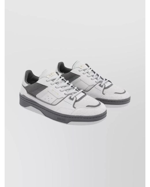 Axel Arigato Gray Casual Low Top Sneakers With Contrast Sole for men