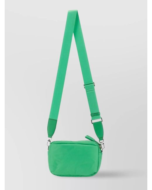 Michael Kors Green Camera Bag Recycled Polyester Crossbody Bag