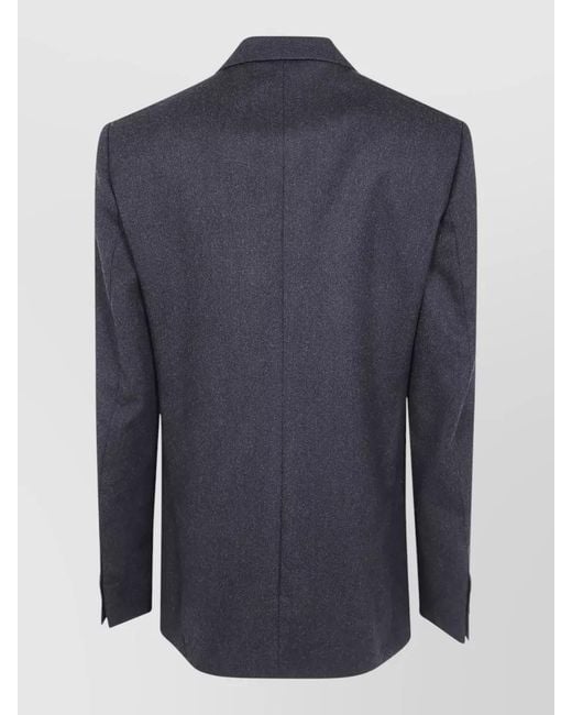 Victoria Beckham Blue Beatrice Tailored Double Breasted Jacket