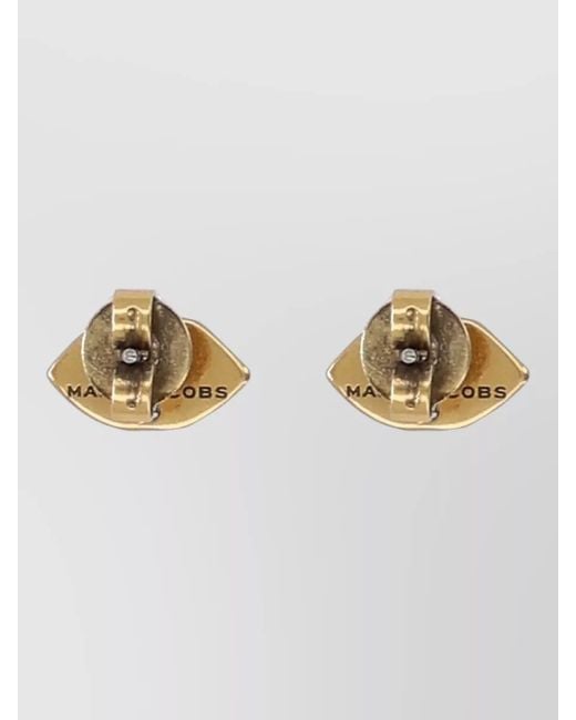 Marc Jacobs Red Enamel Stud Earrings