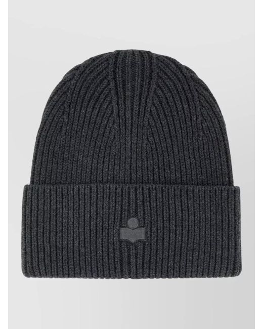 Isabel Marant Blue Stretch Cotton Blend Beanie