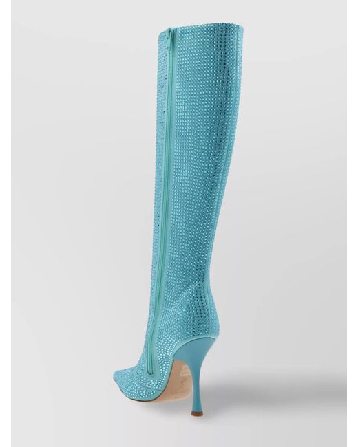 Liu Jo Blue Leonie Hanne 'Glam' Knee Boots