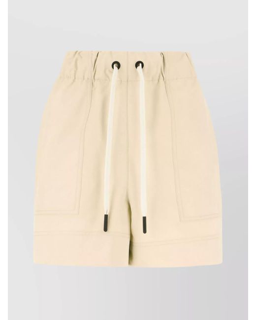 Moncler Natural Knee-Length Shorts