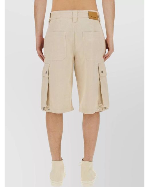 Isabel Marant Natural Tejelo Cargo Shorts for men