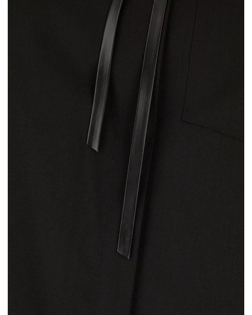 Sportmax Black Wool Shirt
