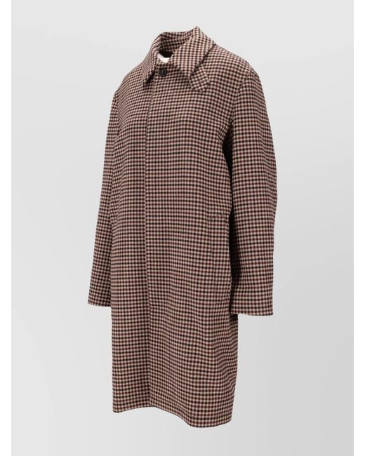 Saint Laurent Brown Fitted Jacket