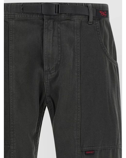 Gramicci Gray Gadget Pants Adjustable Waistband Belt Loops for men