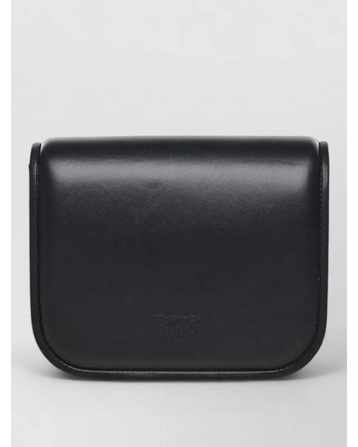 Pinko Black Shoulder Bag Tone Hardware Adjustable Strap