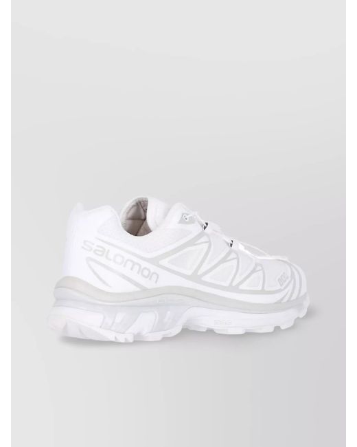 Salomon White Xt-6 Low-Top Sneakers