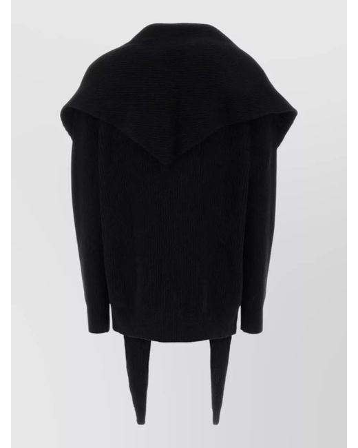 Blumarine Black Virgin Wool Fitted Jacket