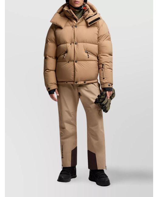 Moncler Natural Down Hooded Puffer Jacket for men