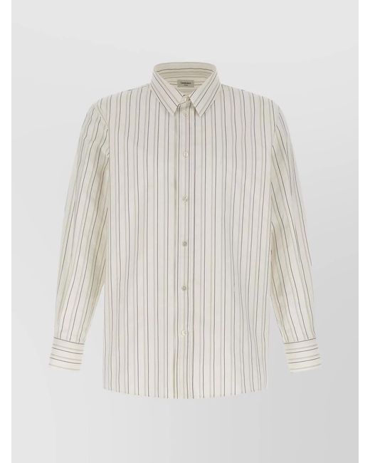 Saint Laurent White 'Cassandre' Shirt for men