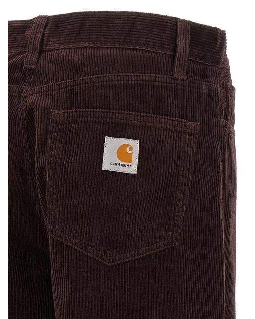Carhartt Multicolor Corduroy Loose Tapered Trousers for men