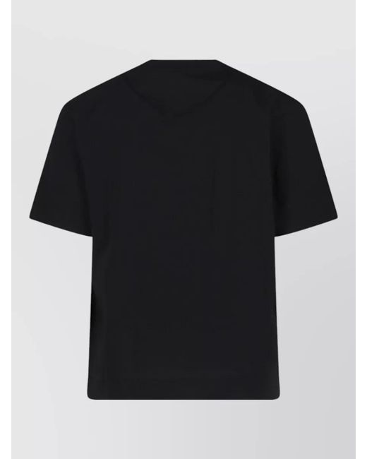 Fendi Black Cotton Short-Sleeve T-Shirt for men