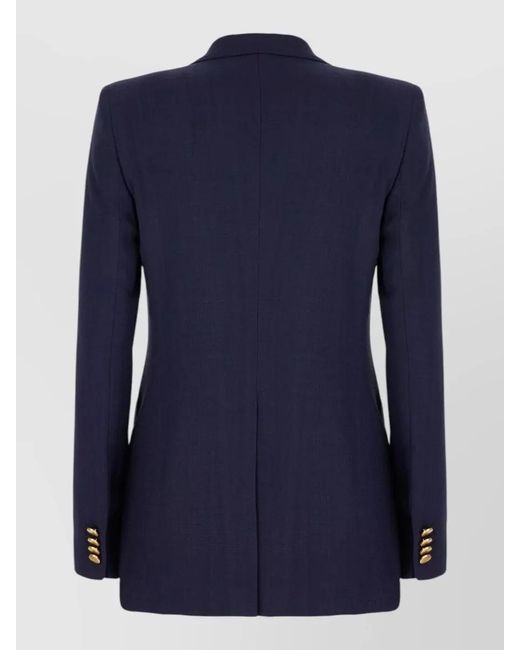 Tagliatore Blue Single-Breasted Blazer