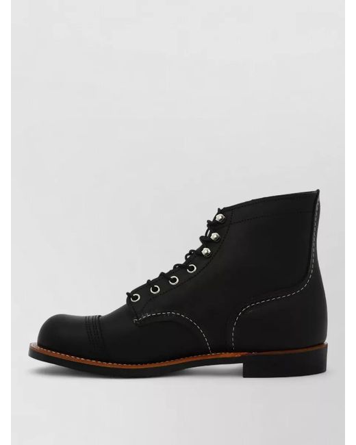 Red Wing Black Iron Ranger Lace Up Ankle Boots for men