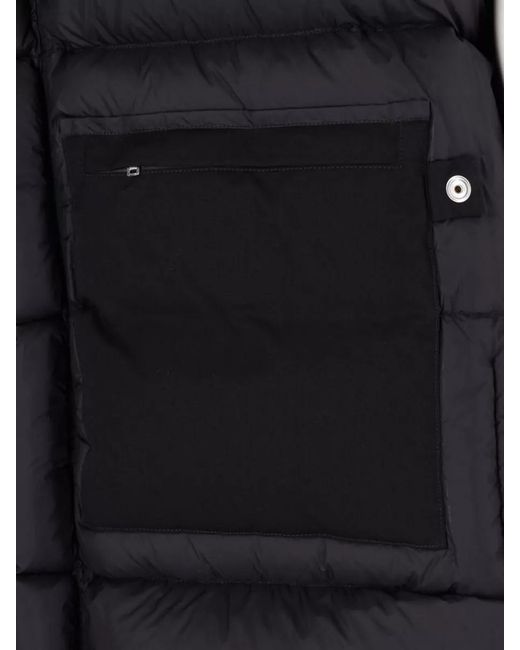 Rick Owens Black Puffer Coat for men
