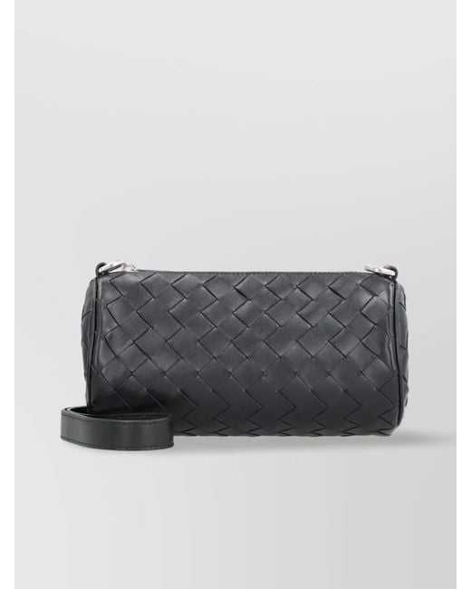 Bottega Veneta Gray Leather Crossbody Bag for men