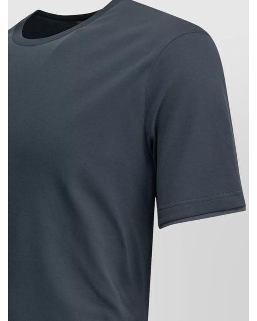 Herno Blue Resort Crew Neck Short Sleeve T Shirt for men