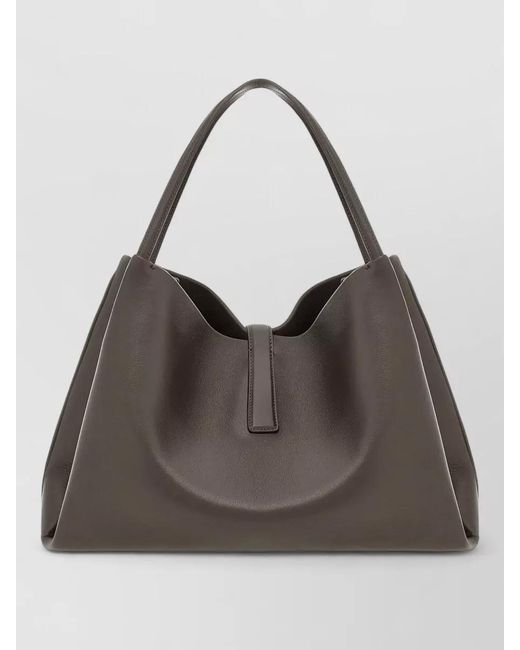 Ferragamo Brown Tote M Leather Tote Bag