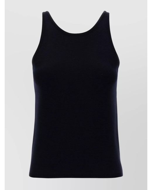Max Mara Black Knit Top