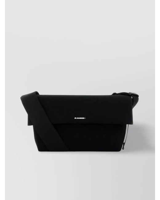 ショルダーバッグ JIL SANDER Medium Utility Cross Bag Black Ecru J42WG0004P664 Jil Sander Medium Utility Crossbody Bag in Black for Men | Lyst