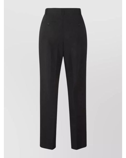 Frankie Shop Black Knee Length Midi Pants Straight Leg