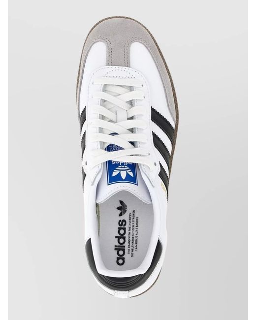 Adidas Originals Metallic Low-Top Sneakers With Contrast Panels And Rubber Sole for men